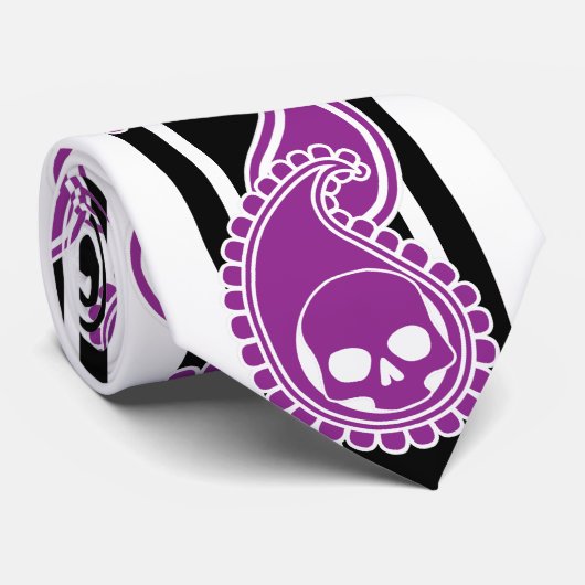 Obverse (Paarse) Stropdas (Opgerold)