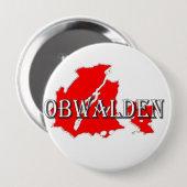 Obwalden Ronde Button 4,0 Cm (Voorkant /achterkant)