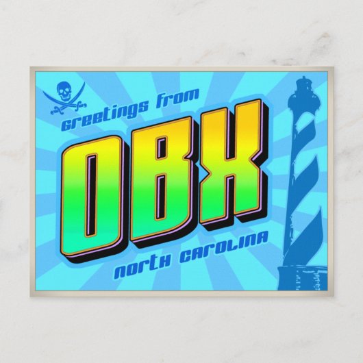 OBX BRIEFKAART (Voorkant)