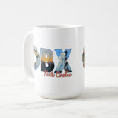 OBX Buiten banken Plaatsen groep II Koffiemok (Voorkant links)