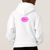 OBX Buitenbanken NC Floral Beach Label Hoodie (Achterkant)