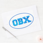 OBX Buitenbanken Rechthoekige Sticker (Envelop)
