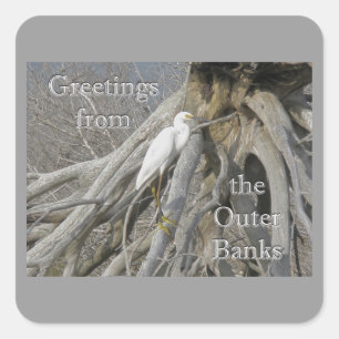 OBX buitenbanken Vierkante Sticker
