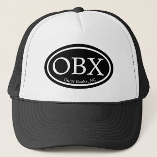 OBX Buitenbanken Zwarte ovaal Trucker Pet