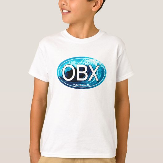 OBX Buitenste banken Wave Oval T-shirt (Voorkant)