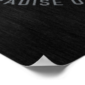 OBX Compass Buitenste Banks Silver Black Poster (Hoek)