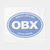 OBX (de buitenbanken) Fleece Deken (Voorkant (Horizontaal))