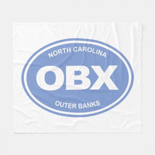 OBX (de buitenbanken) Fleece Deken (Voorkant (Horizontaal))