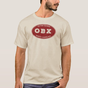 OBX Effen Ovaal in Rood T-shirt