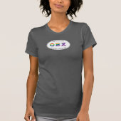 OBX LGBTQ Pride Oval 2 T-shirt (Voorkant)