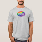 OBX LGBTQ Pride Oval 3 T-shirt (Voorkant)