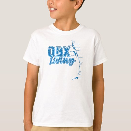 OBX Living Blue T-shirt (Voorkant)