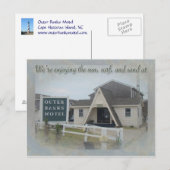 OBX Motel-pc Briefkaart (Voorkant / Achterkant)