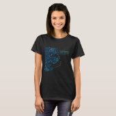 Obx Nc Buitenbank Map Duck Corolla Beach Vacking T-shirt (Voorkant volledig)