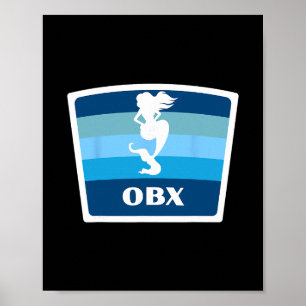 Obx North Carolina Nc Zeemeermin Outer Nks Vakanti Poster