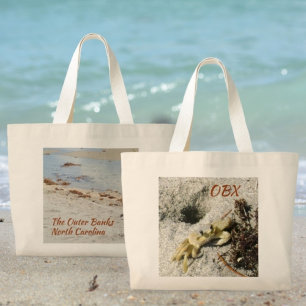 OBX North Carolina Spookkrab Fotografische Kust Grote Tote Bag