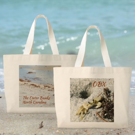 OBX North Carolina Spookkrab Fotografische Kust Grote Tote Bag