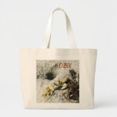 OBX North Carolina Spookkrab Fotografische Kust Grote Tote Bag (Voorkant)