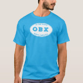OBX Ovaal in wit T-shirt (Voorkant)