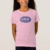 OBX oval distressed T-shirt (Voorkant)