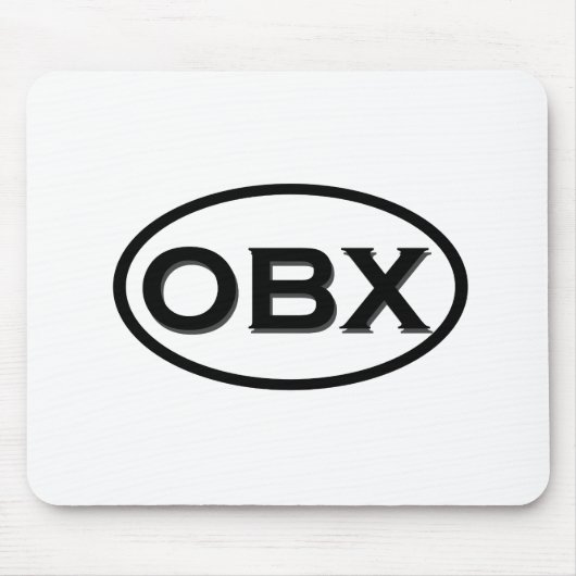 OBX Oval Logo Muismat (Voorkant)