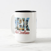 OBX plaatst koffie-Mok Tweekleurige Koffiemok (Voorkant links)