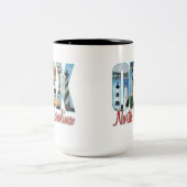 OBX plaatst koffie-Mok Tweekleurige Koffiemok (Center)