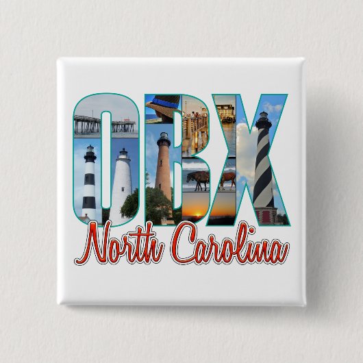 OBX plaatst Pride Vierkante Button 5,1 Cm (Voorkant)