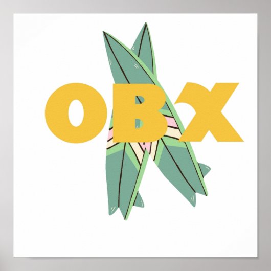 OBX-pogue buitenste banken Poster (Voorkant)