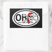 OBX Skull en Crossbones Pirate Stickers (Tas)