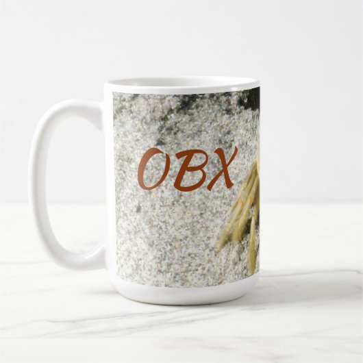 OBX spookkrab North Carolina fotografisch Koffiemok (Links)