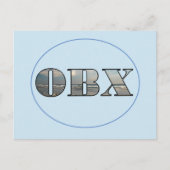 OBX Strandtekst Briefkaart (Voorkant)