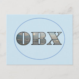 OBX Strandtekst Briefkaart