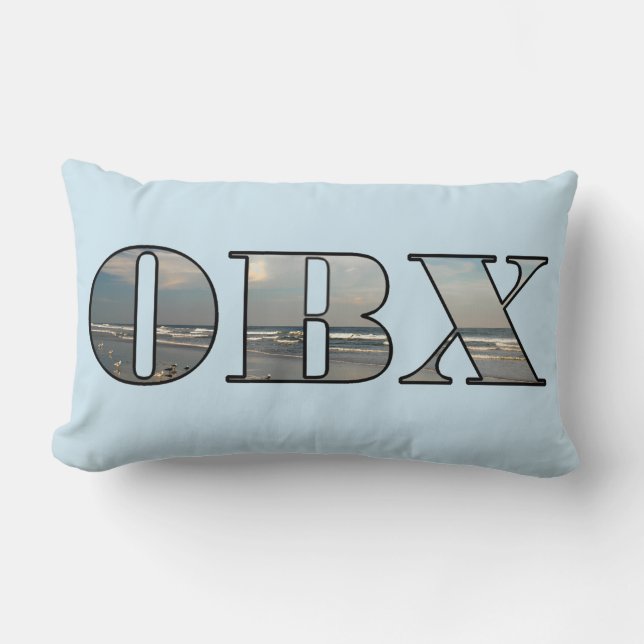 OBX Strandtekst Kussen (Voorkant)