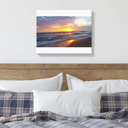 OBX Sunrise Canvas Afdruk (Insitu (Slaapkamer))