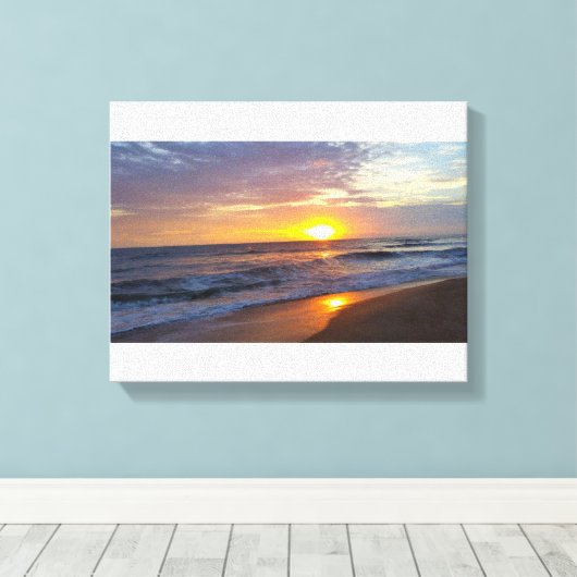 OBX Sunrise Canvas Afdruk (Insitu (Houten vloer))