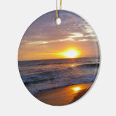 OBX Sunrise Outer Banks Sunrise Keramisch Ornament (Links)