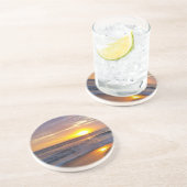 OBX Sunrise Outer Banks Sunrise Zandsteen Onderzetter (Zijkant)