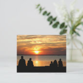 OBX Sunset Watch Briefkaart (Staand voorkant)