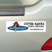 OBX Surf WinkelBumpersticker Bumpersticker (Op auto)