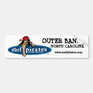 OBX Surf WinkelBumpersticker Bumpersticker
