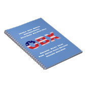 OBX-vlagtekst en -tinten Notitieboek (Rechterzijde)