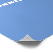 OBX-vlagtekst en -tinten Poster (Hoek)