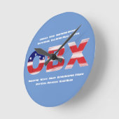 OBX-vlagtekst en -tinten Ronde Klok (Hoek)