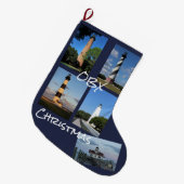 OBX-vuursteentje met kerst Grote Kerstsok (Voorkant (Hangend))