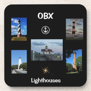 OBX-vuurtoren Bier Onderzetter