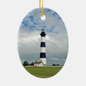 OBX-vuurtoren Keramisch Ornament (Achterkant)