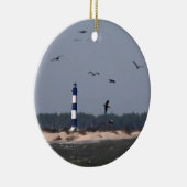 OBX-vuurtoren Keramisch Ornament (Rechts)