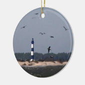 OBX-vuurtoren Keramisch Ornament (Links)