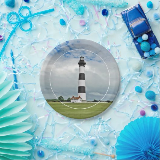 OBX-vuurtoren Papieren Bordje (Feest)